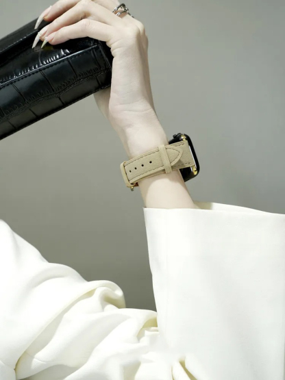 Cashmere Suede Leather Band for Apple Watch