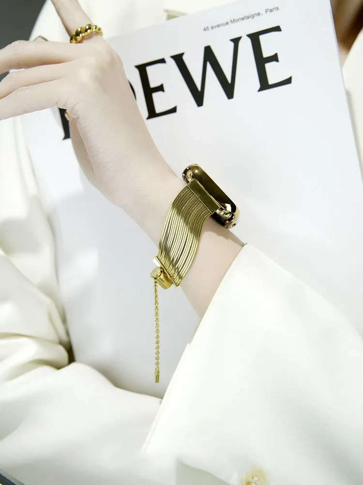 Fine Chain Tassel Stainless Steel Band for Apple Watch