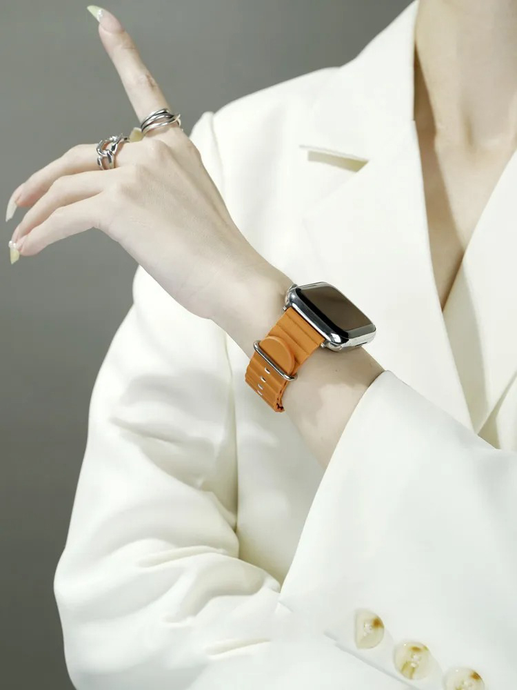 Ocean Waves Silicone Band for Apple Watch