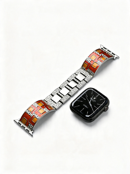 Stylish Enamel Craftsmanship Metal Band for Apple Watch