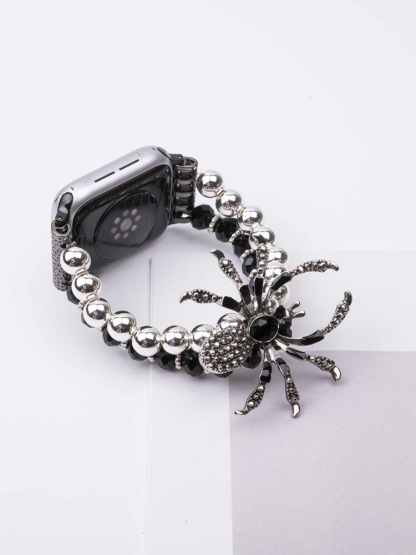 Halloween Giant Spider Beaded Woven Band