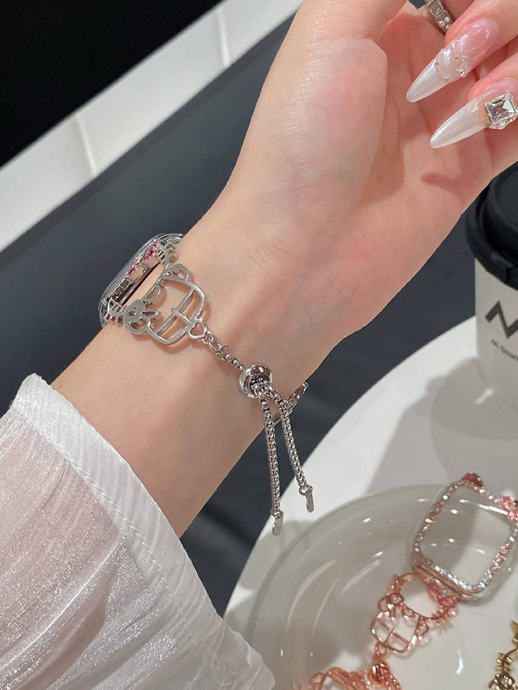 Kitty Bracelet Stainless Steel Band