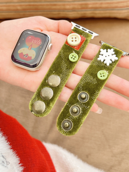 Christmas Buttons Plush Band