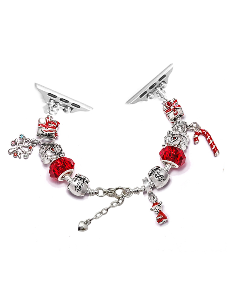 Christmas Charm Series A Crystal Beaded Band