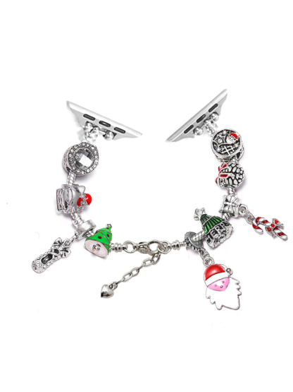 Christmas Charm Series B Crystal Beaded Band