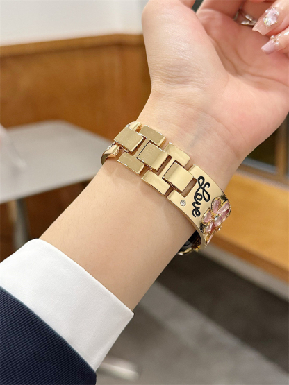 Flower LOVE Stainless Steel Band