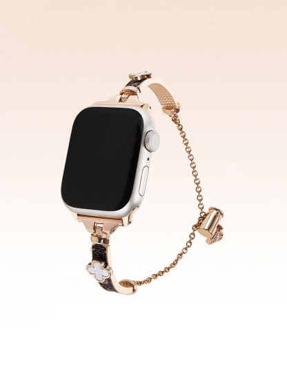 Four Leaf Clover Bracelet Stainless Steel Band