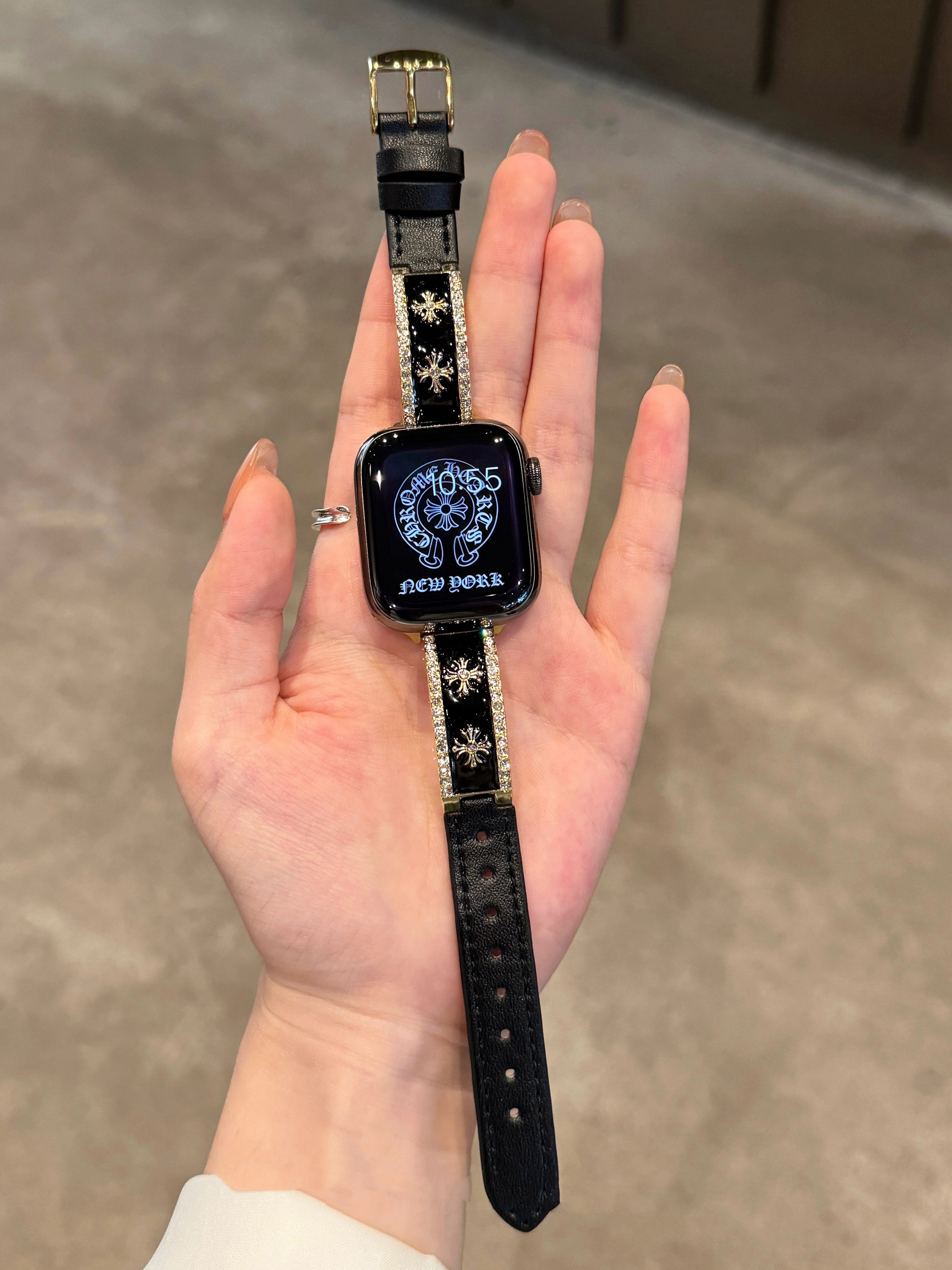 Chrome Hearts Bracelet with Leather Band