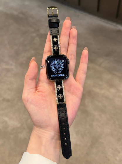 Chrome Hearts Bracelet with Leather Band