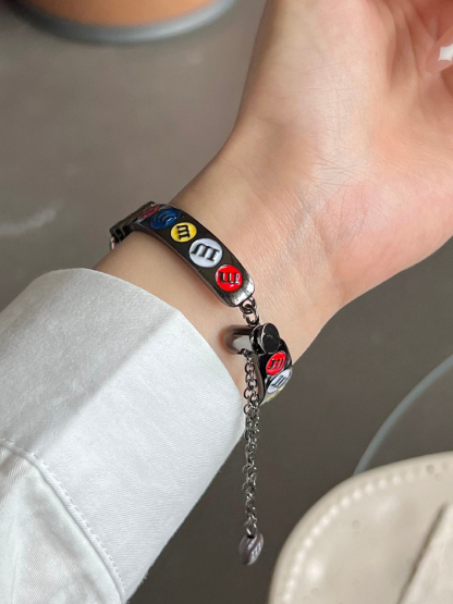 MM Chocolate Beans Stainless Steel Band