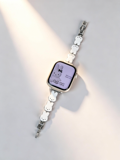 Easter Series Bunny Metal Band for Apple Watch