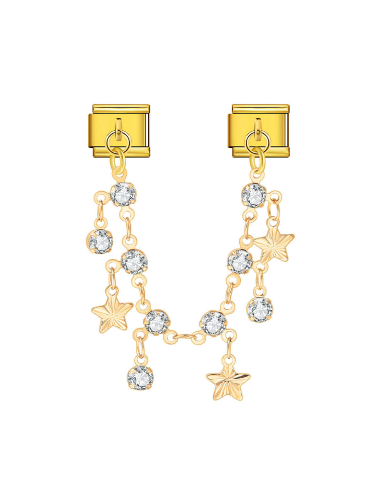 Butterfly and Star Chain Pendant Modular Charm