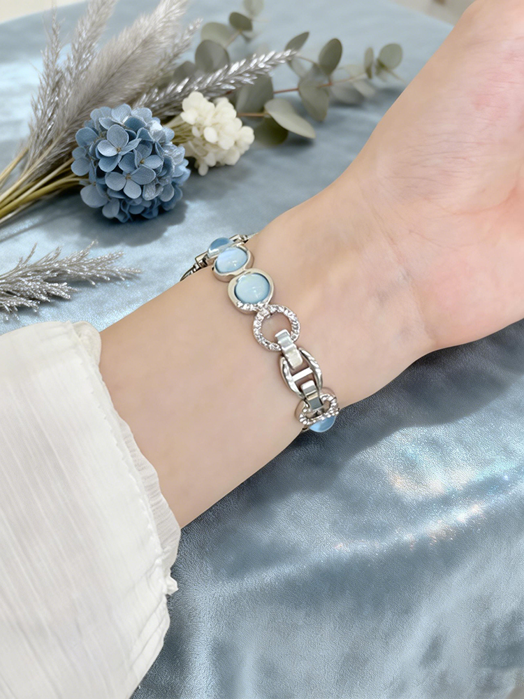 Aurora Iridescent Beads Metal Band for Apple Watch