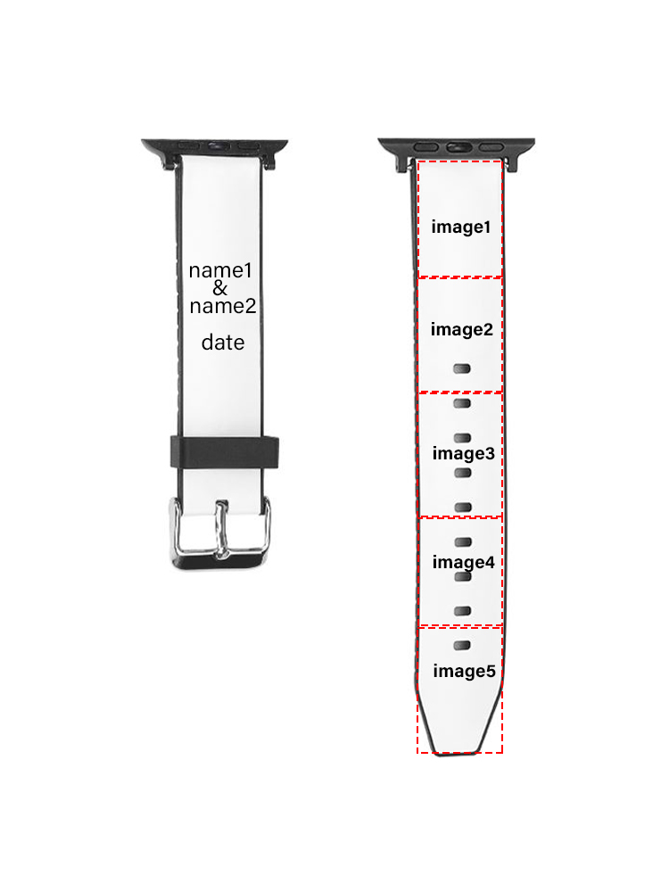 Custom Apple Watch Band Photo and Name