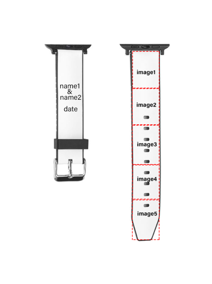Custom Apple Watch Band Photo and Name