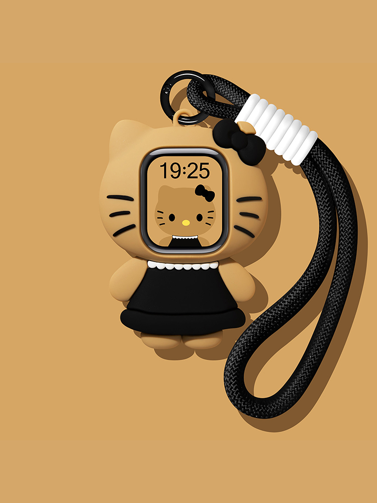 Kitty Series Decoration Silicone Protective Case for Apple Watch