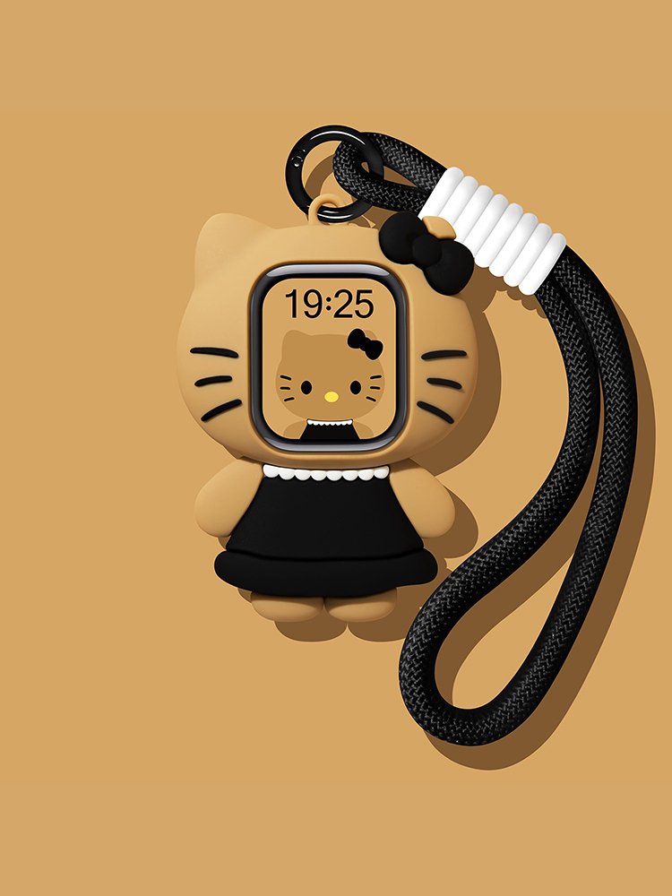 Kitty Series Decoration Silicone Protective Case for Apple Watch