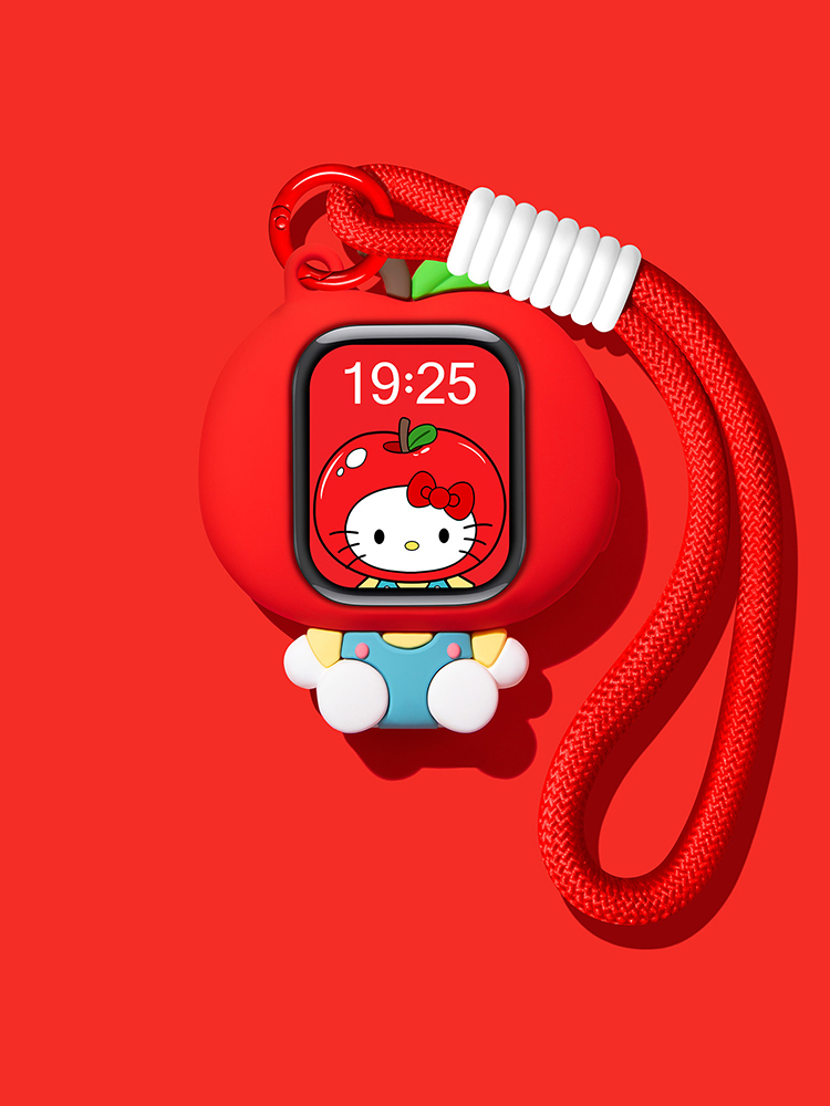 Kitty Series Decoration Silicone Protective Case for Apple Watch