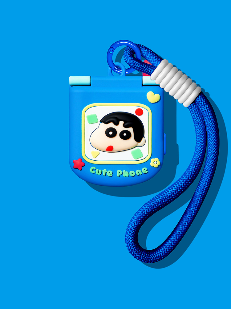 Cute Phone with Mirror Decoration Silicone Protective Case for Apple Watch