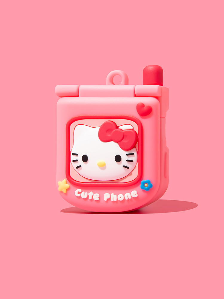 Cute Phone with Mirror Decoration Silicone Protective Case for Apple Watch
