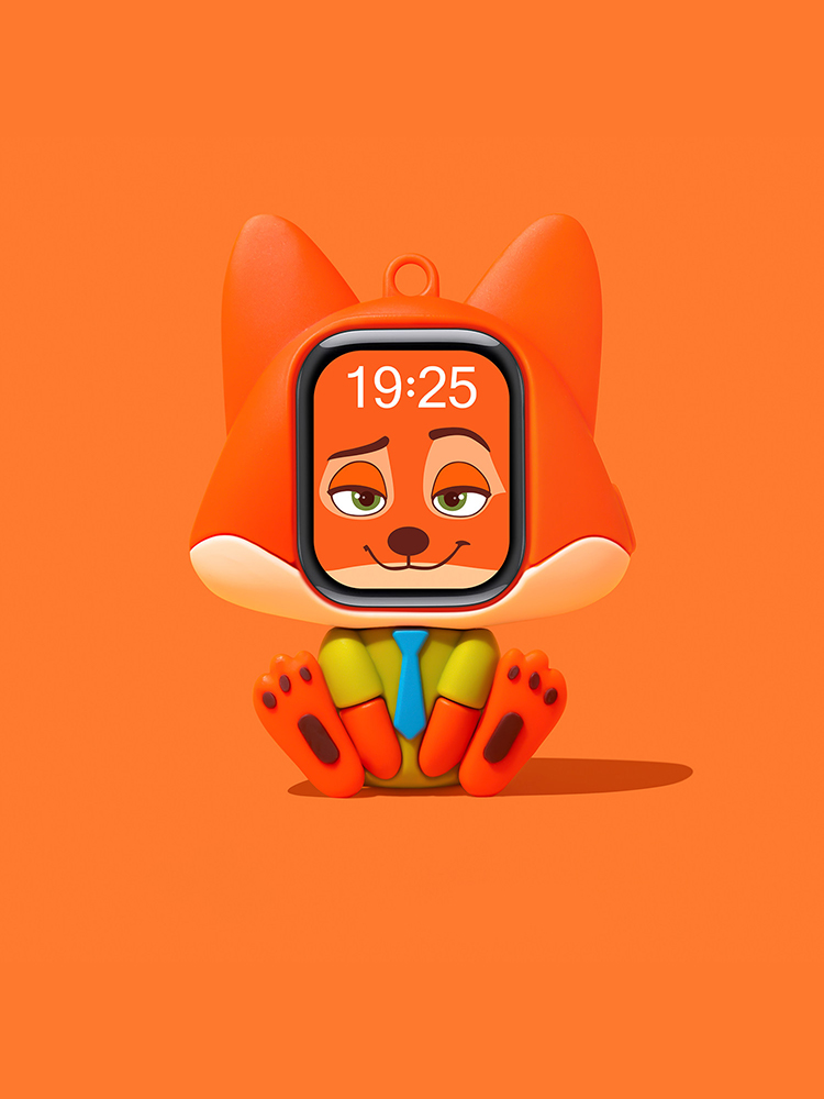 Judy and Nick Decoration Silicone Protective Case for Apple Watch
