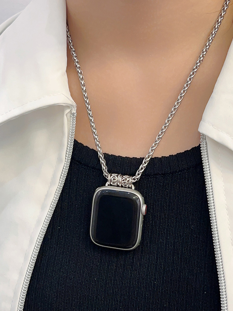 Apple Watch Pendant Titanium Steel Necklace