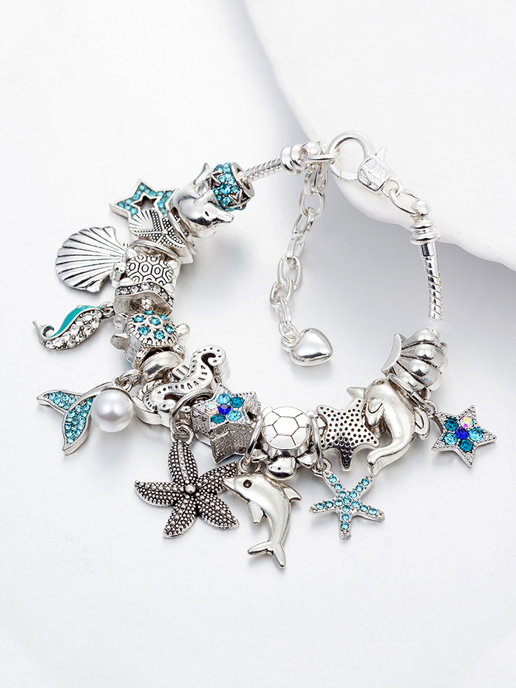 The Underwater World Crystal Beaded Band