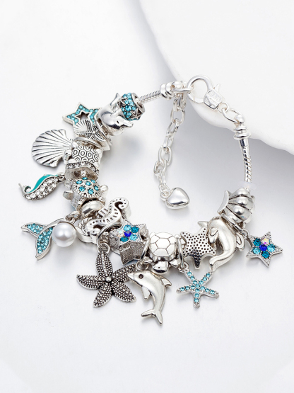 The Underwater World Crystal Beaded Band