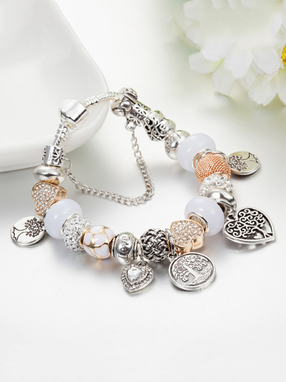 World Tree Crystal Beaded Band