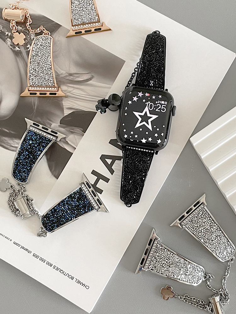 Flash Diamond Bracelet Stainless Steel Band