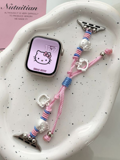 Kitty Charm Braided Nylon Band