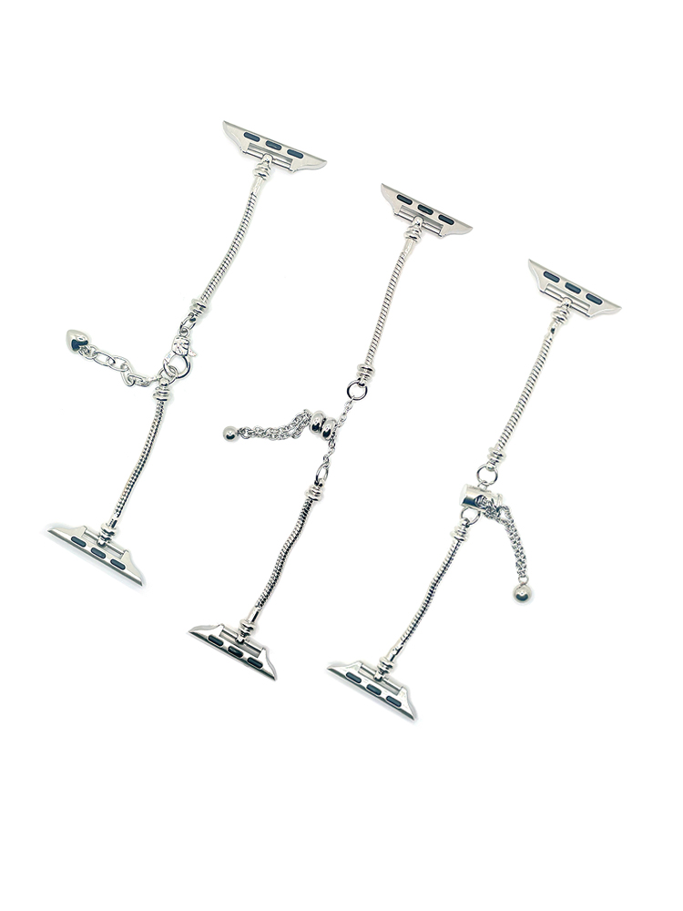 Beaded Bracelet Stainless Steel Band