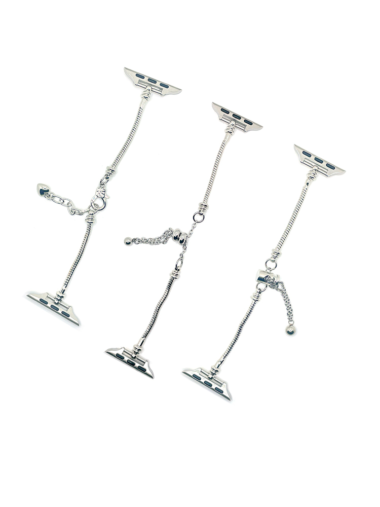 Beaded Bracelet Stainless Steel Band