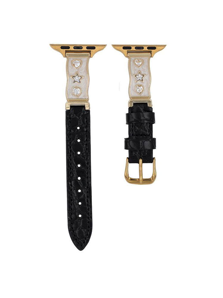 Glue Love and Stars Leather Band for Apple Watch