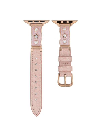 Glue Love and Stars Leather Band for Apple Watch