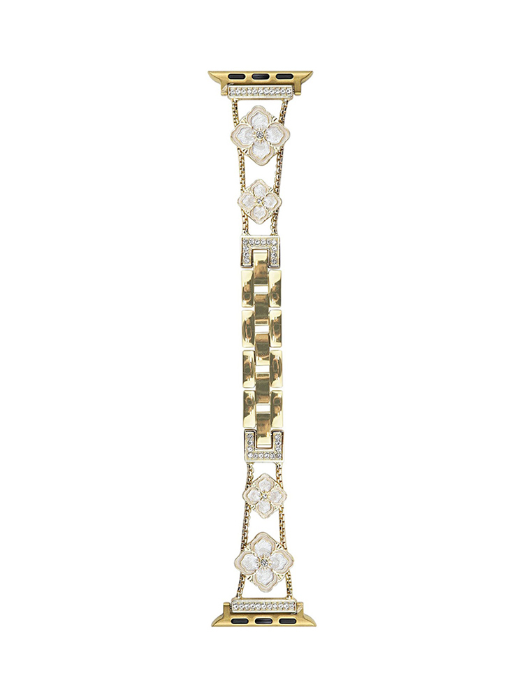 Exotic Four-Leaf Clover Stainless Steel Band