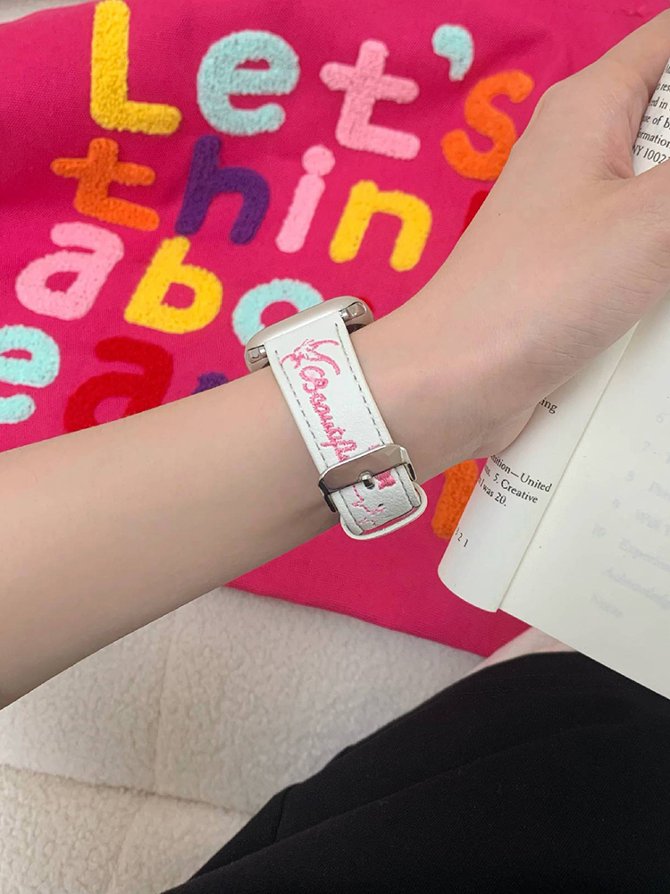 Beautiful Wing Embroidery Leather Band