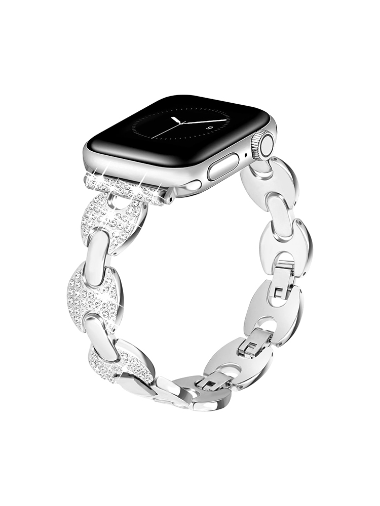 Super Bling Diamond Stainless Steel Band