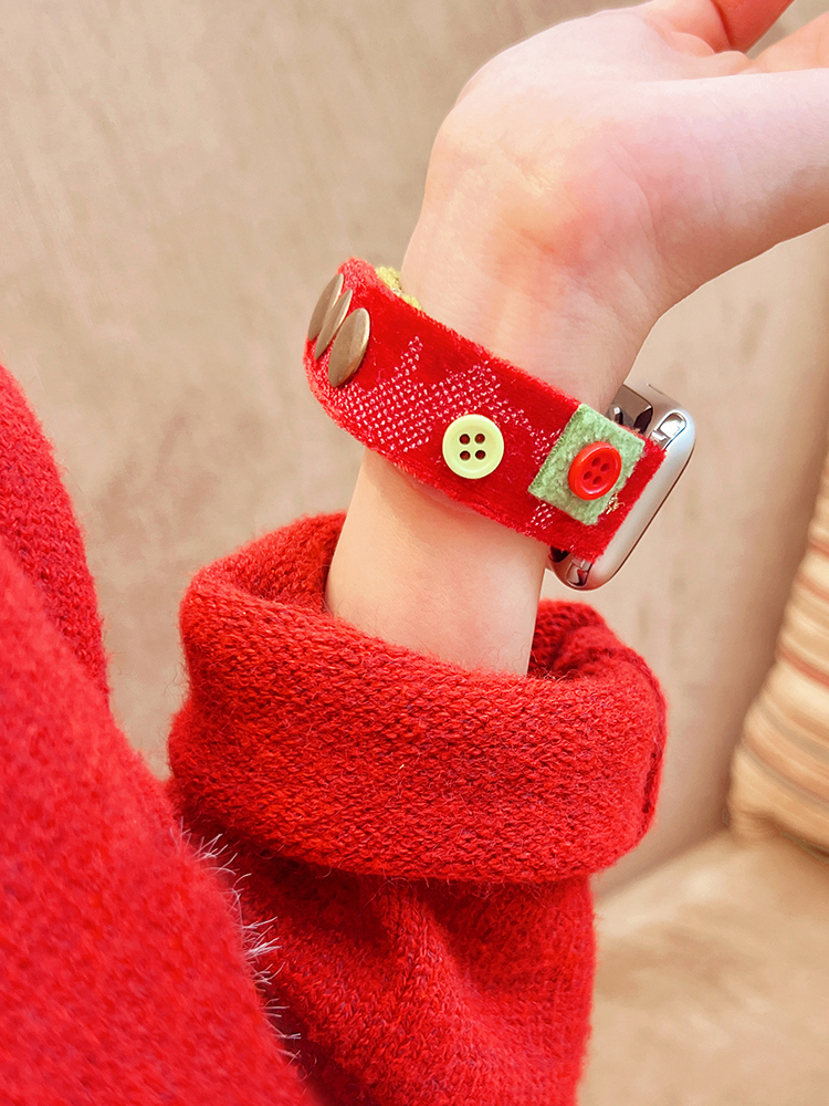 Christmas Buttons Plush Band