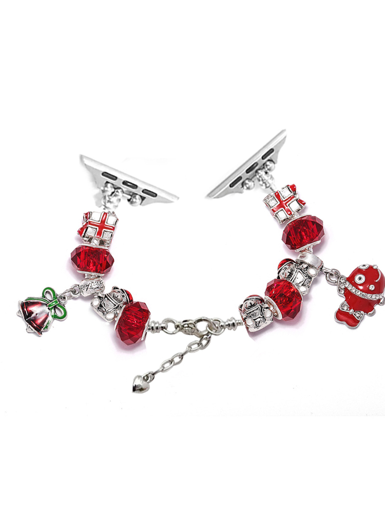 Christmas Charm Series A Crystal Beaded Band