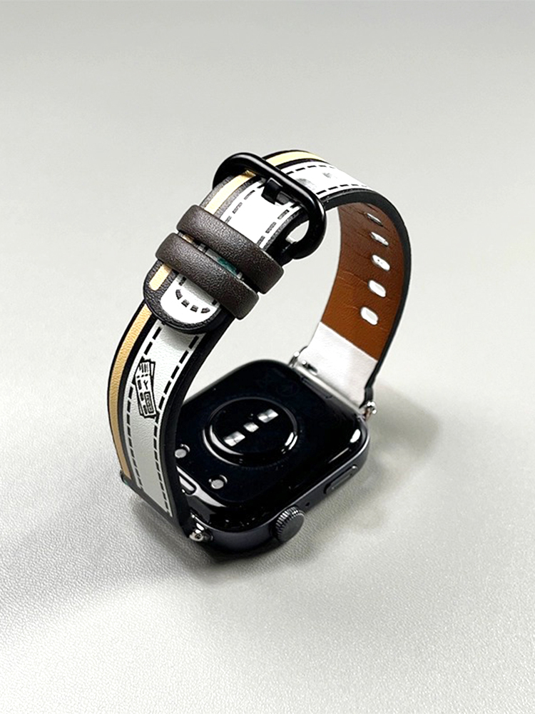 Pixel Comic Style Leather Band