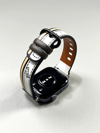 Pixel Comic Style Leather Band