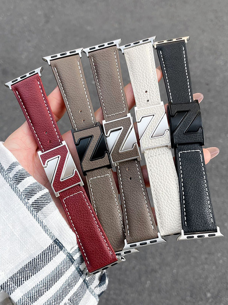 Z Letter Magnetic Leather Band
