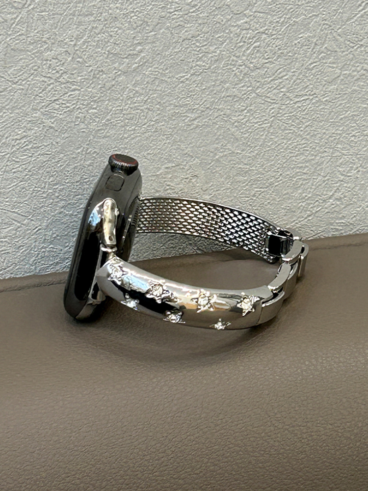 Diamond Star Bracelet Stainless Steel Band