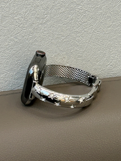 Diamond Star Bracelet Stainless Steel Band