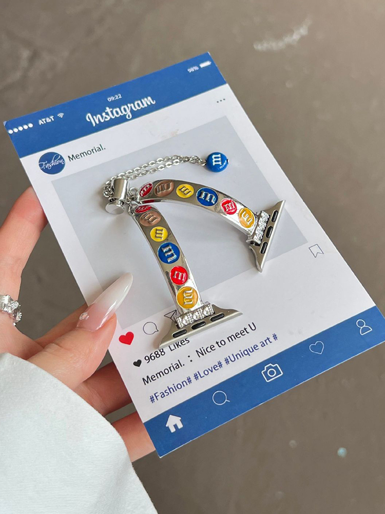 MM Chocolate Beans Stainless Steel Band