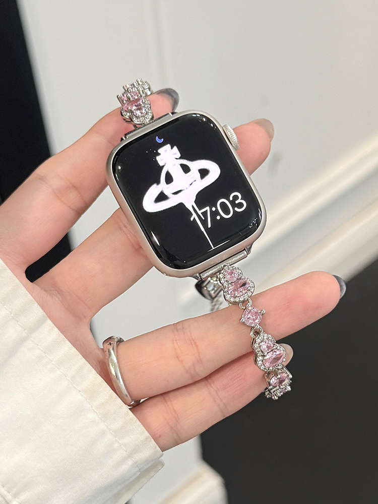 Gourd Zircon Metal Band for Apple Watch