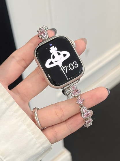 Gourd Zircon Metal Band for Apple Watch