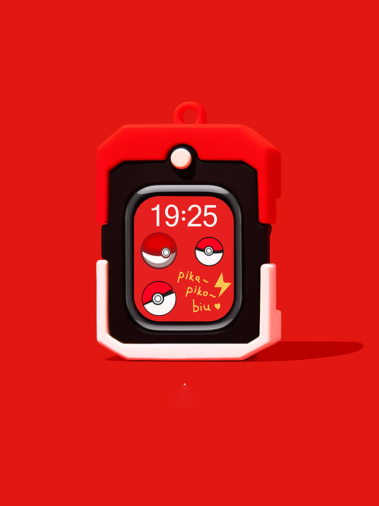 Pokemon Hanging Decoration Silicone Protective Case for Apple Watch