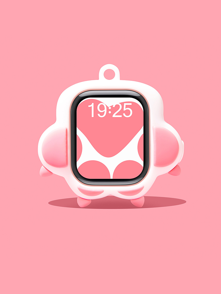 Cat Paw Silicone Protective Case for Apple Watch